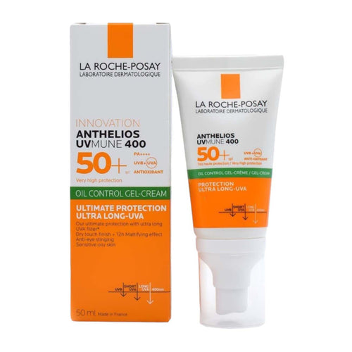 واقي شمس لاروش بوزيه | La Roche-Posay Anthelios Uvmune400 Oil Control Gel-Cream SPF50+ - 50ml