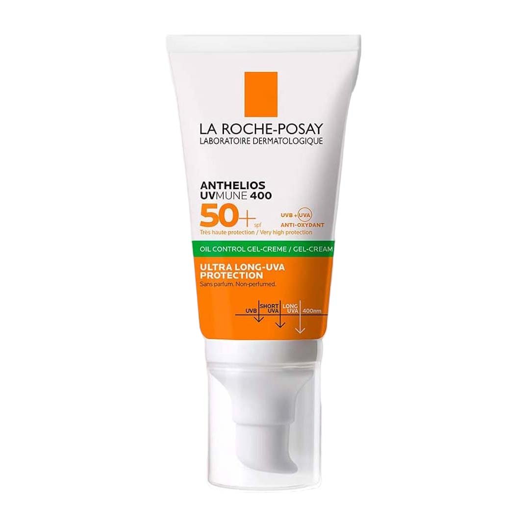 واقي شمس لاروش بوزيه | La Roche-Posay Anthelios Uvmune400 Oil Control Gel-Cream SPF50+ - 50ml