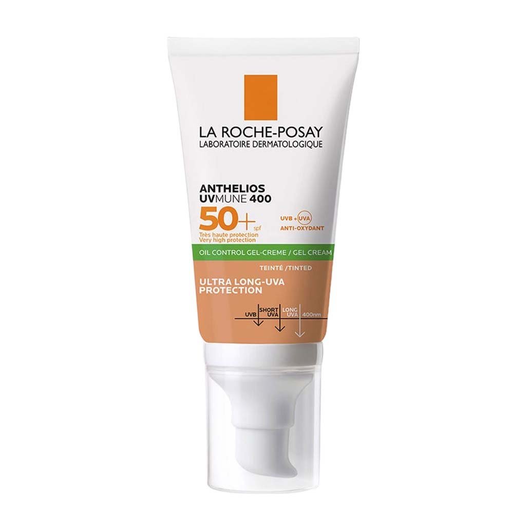 واقي شمس لاروش بوزيه | La Roche-Posay Anthelios Uvmune 400 Oil Control Tinted Gel-Cream SPF50+ - 50ml