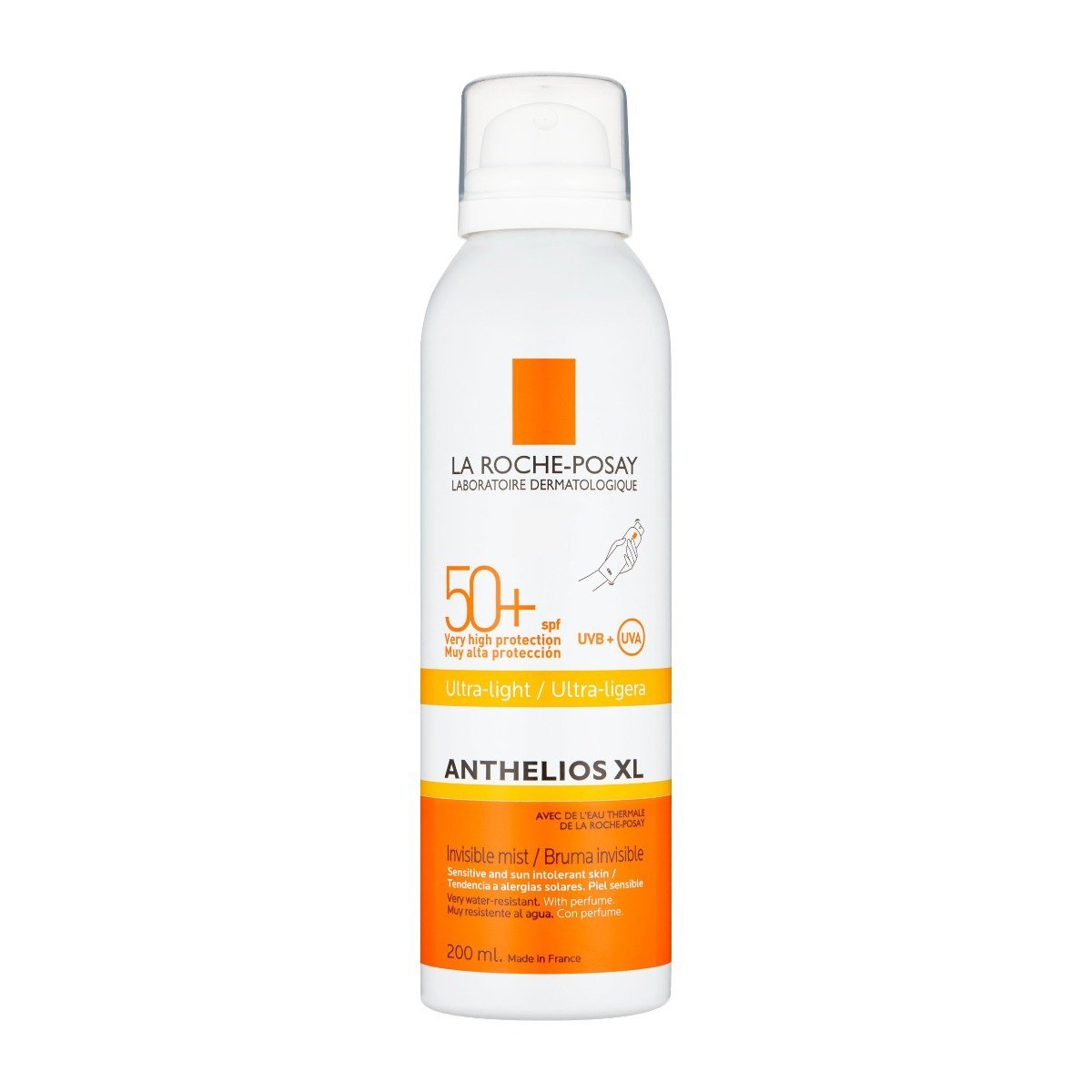 واقي شمس لاروش بوزيه | La Roche-Posay Anthelios XL Ultra-LIght Invisible Mist SPF 50+ - 200ml