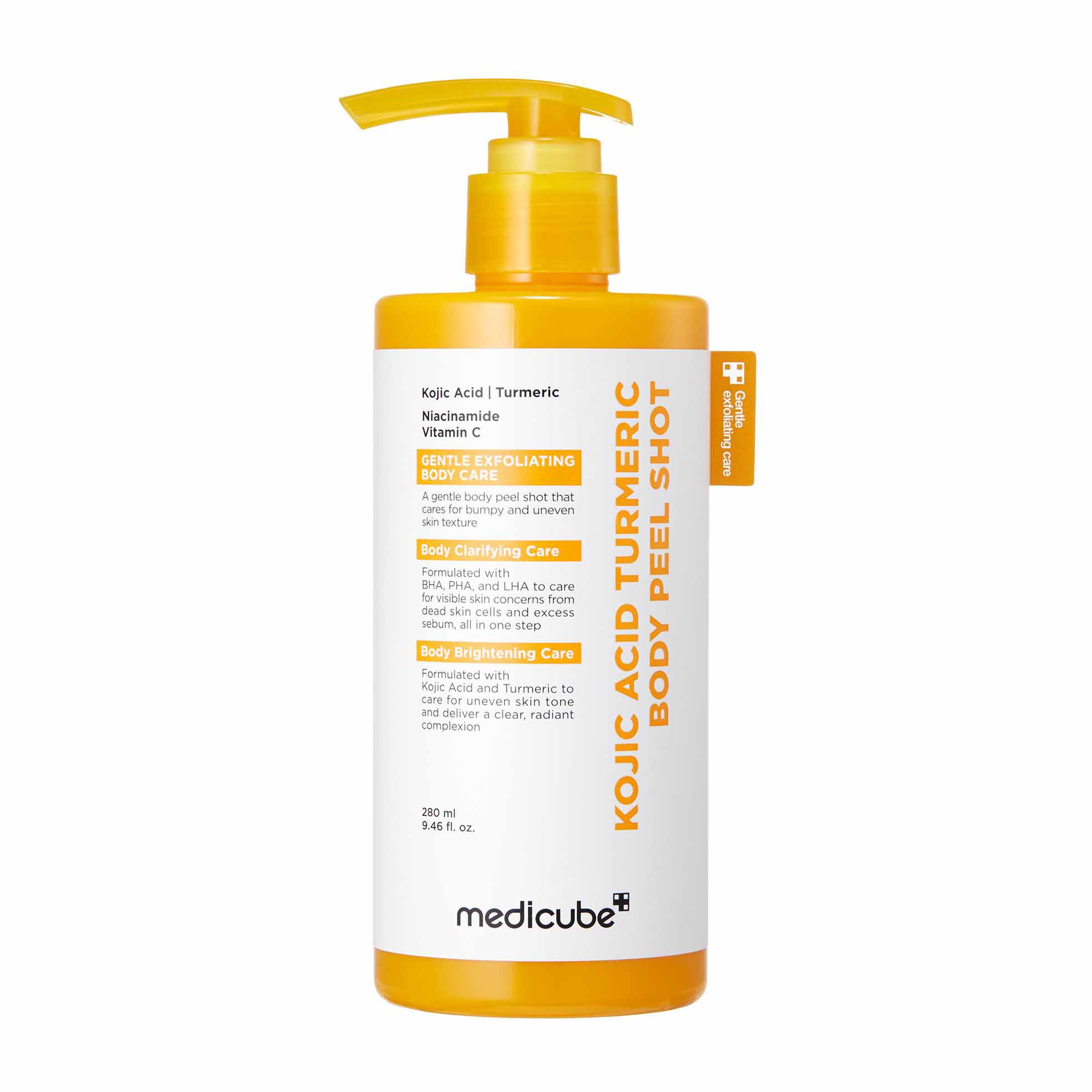 منتج عناية بالبشرة | Medicube Kojic Acid Turmeric Body Peel Shot - 280ml