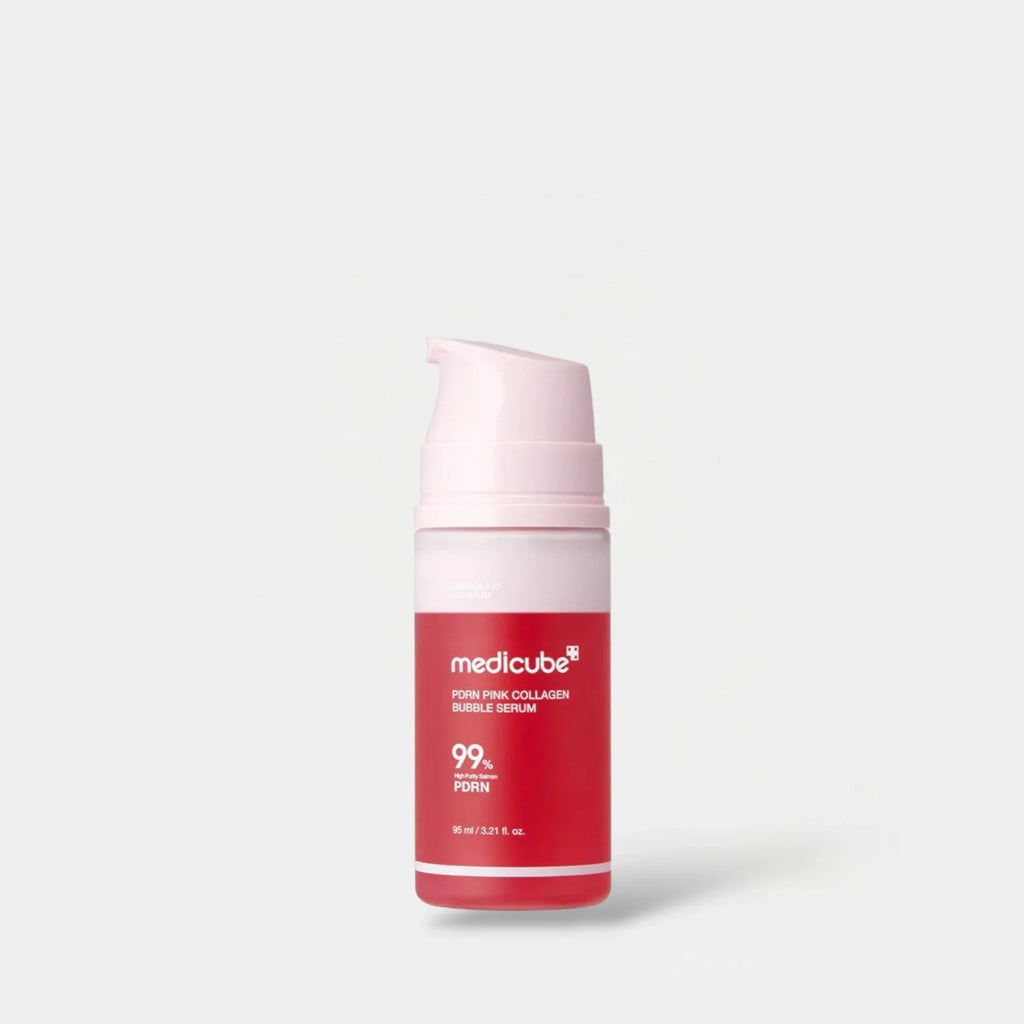 MEDICUBE PDRN pink collagen bubble serum