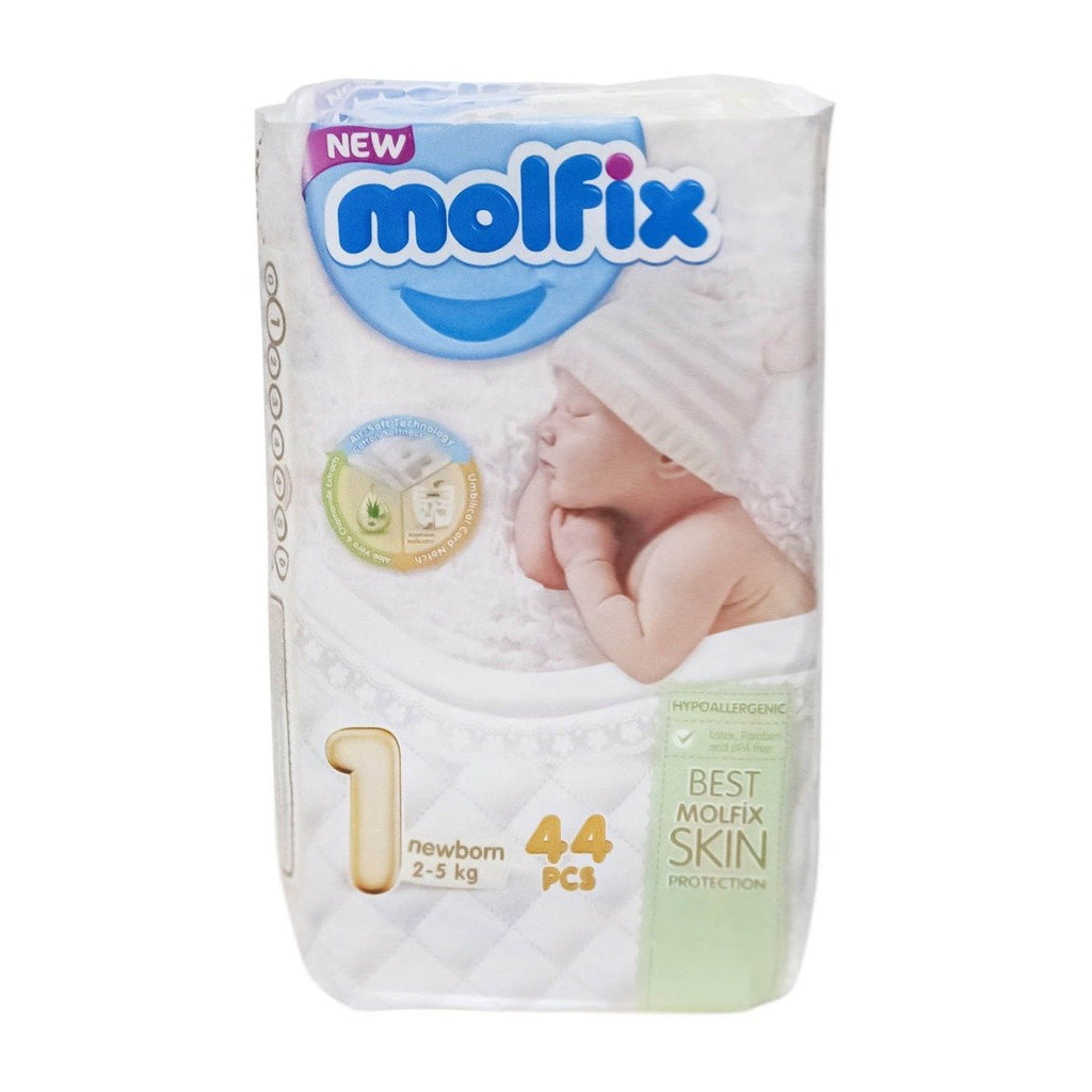 حفاضات مولفيكس مقاس 1 لحديثي الولادة | Molfix Newborn Size 1