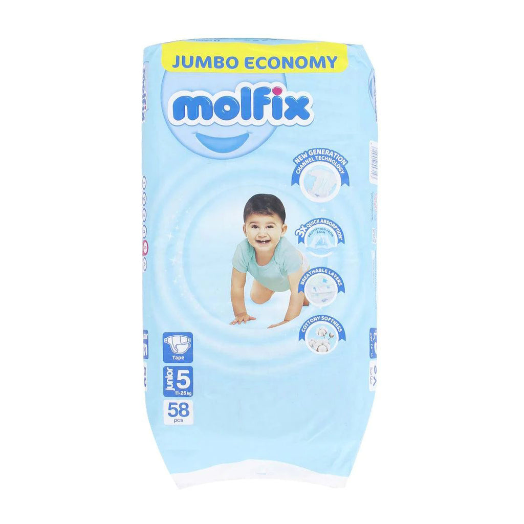 مولفيكس بيرفيكت فيت مقاس 5 عدد 58 | Molfix Perfect Fit