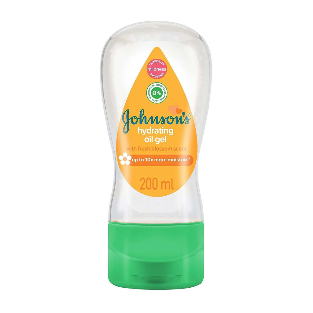 جل زيت جونسون المرطب برائحة الزهور 200 مل | Johnson’s Fresh Blossom Oil Gel