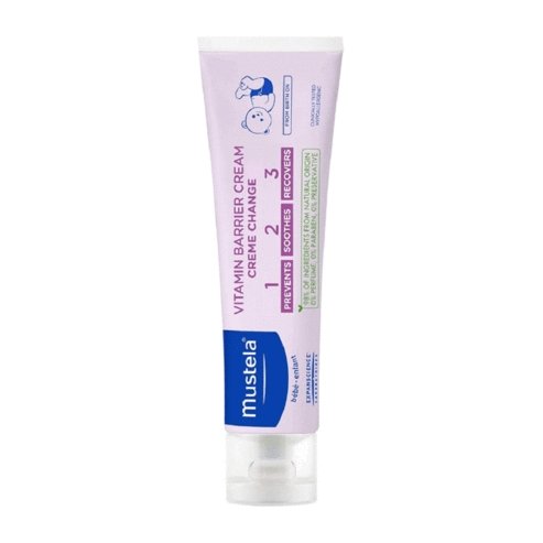 كريم موستيلا 1-2-3 لمنطقة الحفاض | Mustela Vitamin Barrier Cream