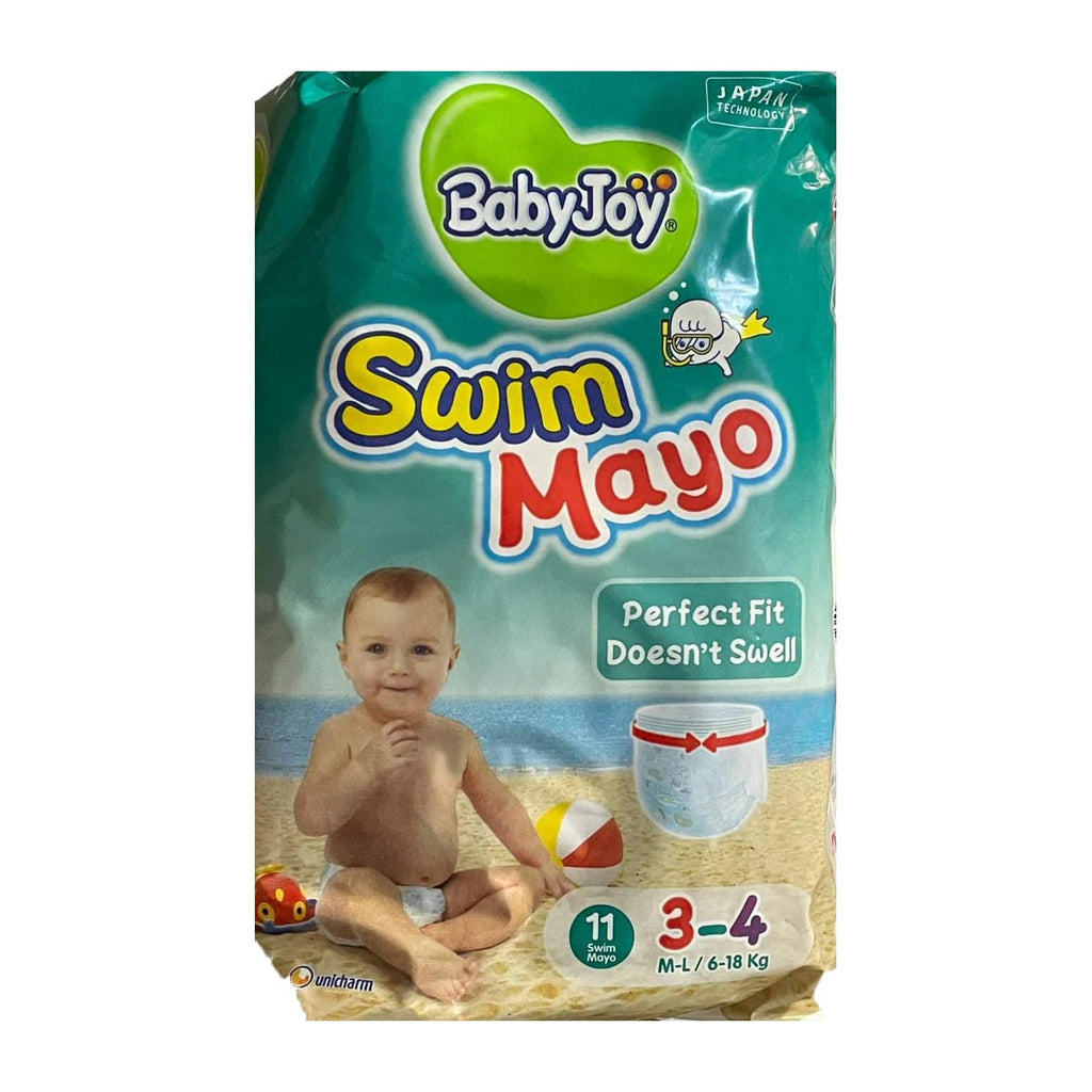 حفاض سباحة بيبي جوي مقاس 3-4 عدد 11 | Baby Joy Swim Mayo