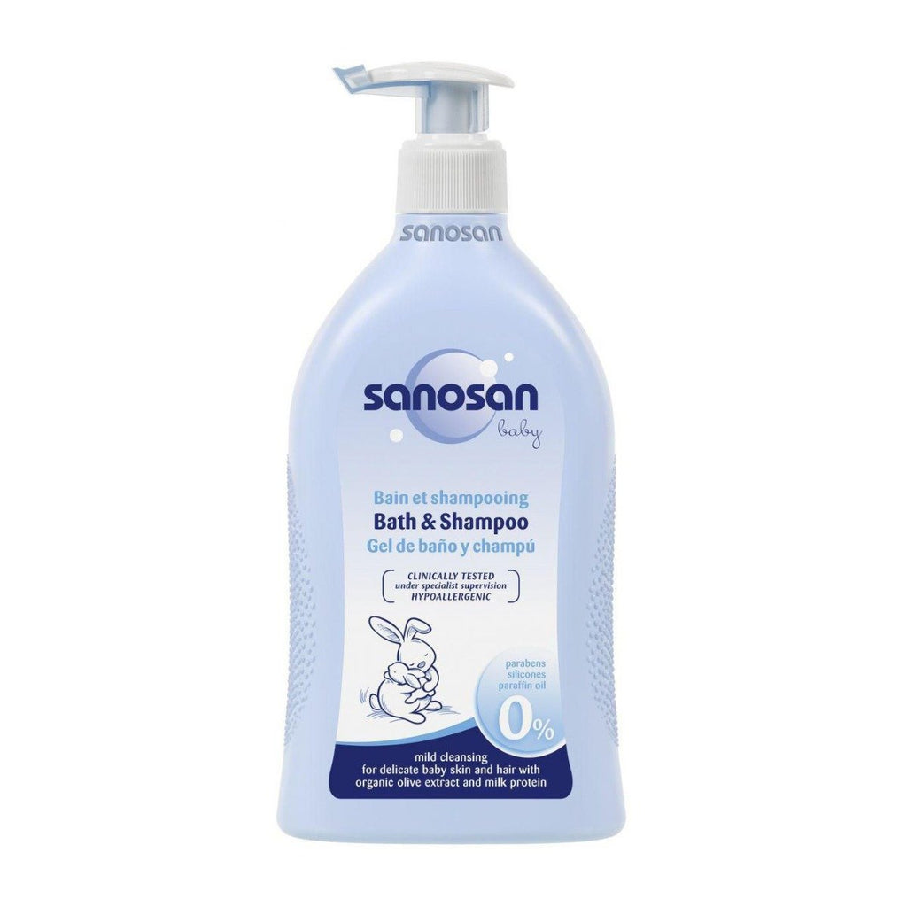 شامبو وغسول سانوسان للأطفال 500 مل | Sanosan Baby Bath & Shampoo