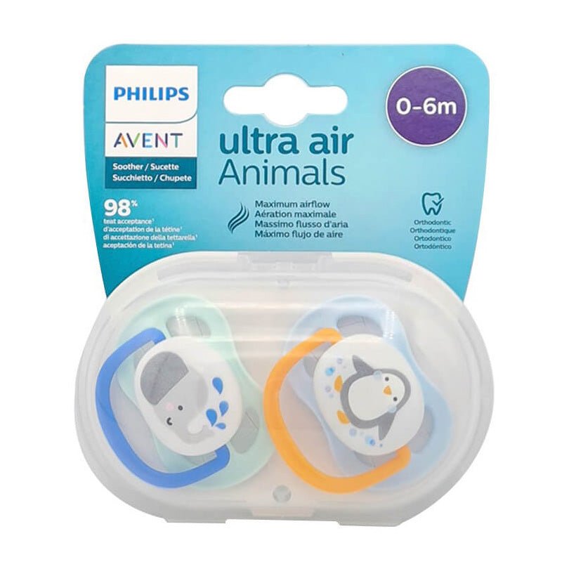 لهاية أفنت ألترا إير حيوانات 0–6 أشهر | Avent Ultra Air Animals Pacifier