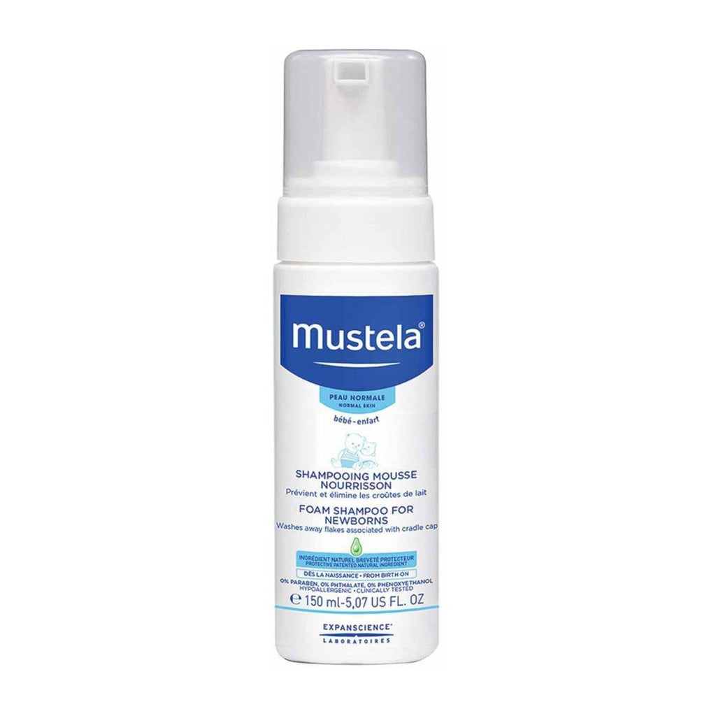شامبو موستيلا الرغوي لحديثي الولادة 150 مل | Mustela Foam Shampoo