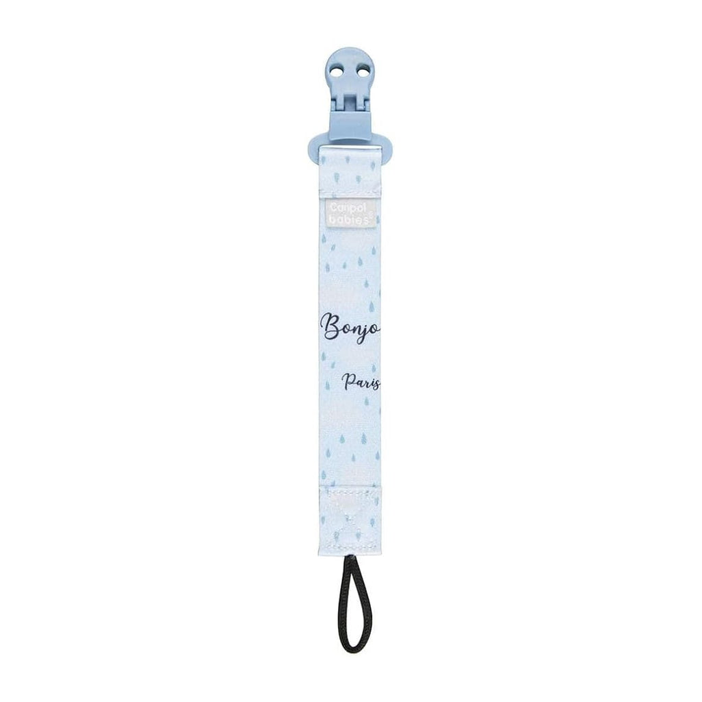 منتج Canpol Babies للعناية بالأم والطفل | Canpol Babies Bonjour Paris Soother Clip With Ribbon (0m+)