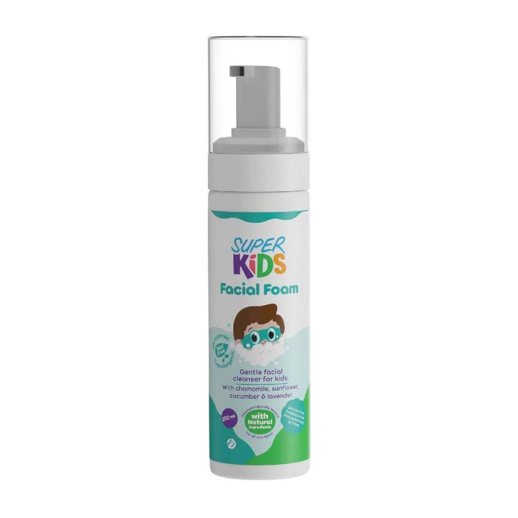 منتج Super Kids للعناية بالأم والطفل | Super Kids Facial Foam Cleanser - 200ml