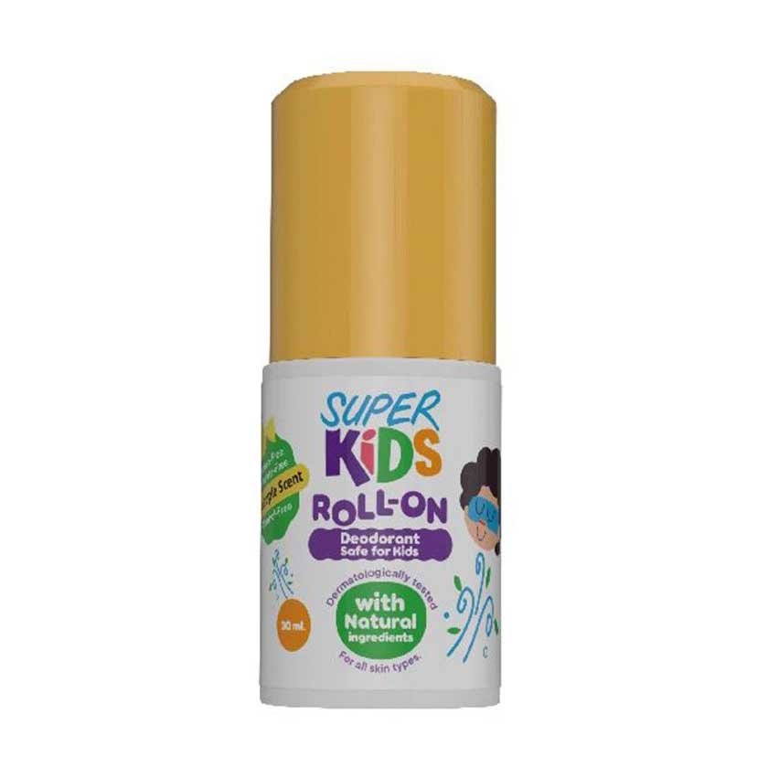 منتج Super Kids للعناية بالأم والطفل | Super Kids Pineapple Scent Roll-On Deodorant – 30ml