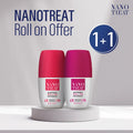 Nano Treat Whitening Roll On Deodorant Sweet Peach & Rose Vanilla (Offer 2 Pcs)