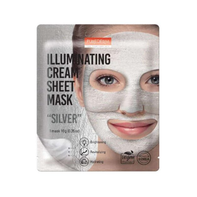 ماسك | Purederm Illuminating Cream Sheet Mask - 1 Sheet