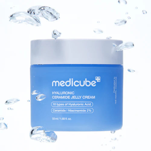Medicube Jelly Cream with Hyaluronic Acid | Daily Moisturizer for All Skin Types