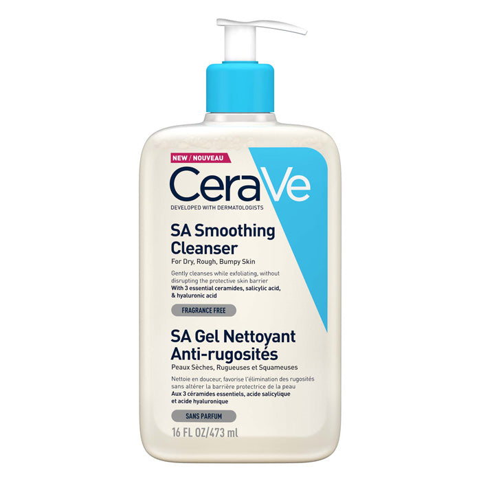 Cerave SA Smoothing cleanser for dry rough bumpy skin