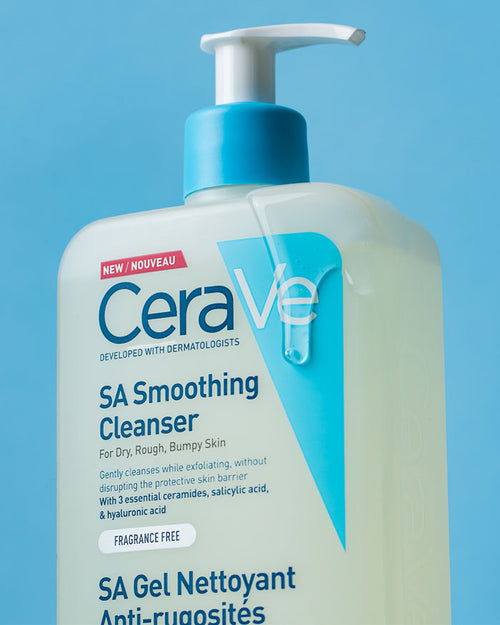 Cerave SA Smoothing cleanser for dry rough bumpy skin