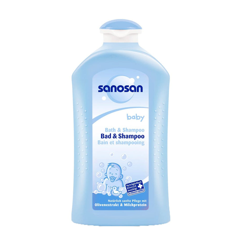 منتج Sanosan للعناية بالأم والطفل | Sanosan Baby Bath & Shampoo 200ml