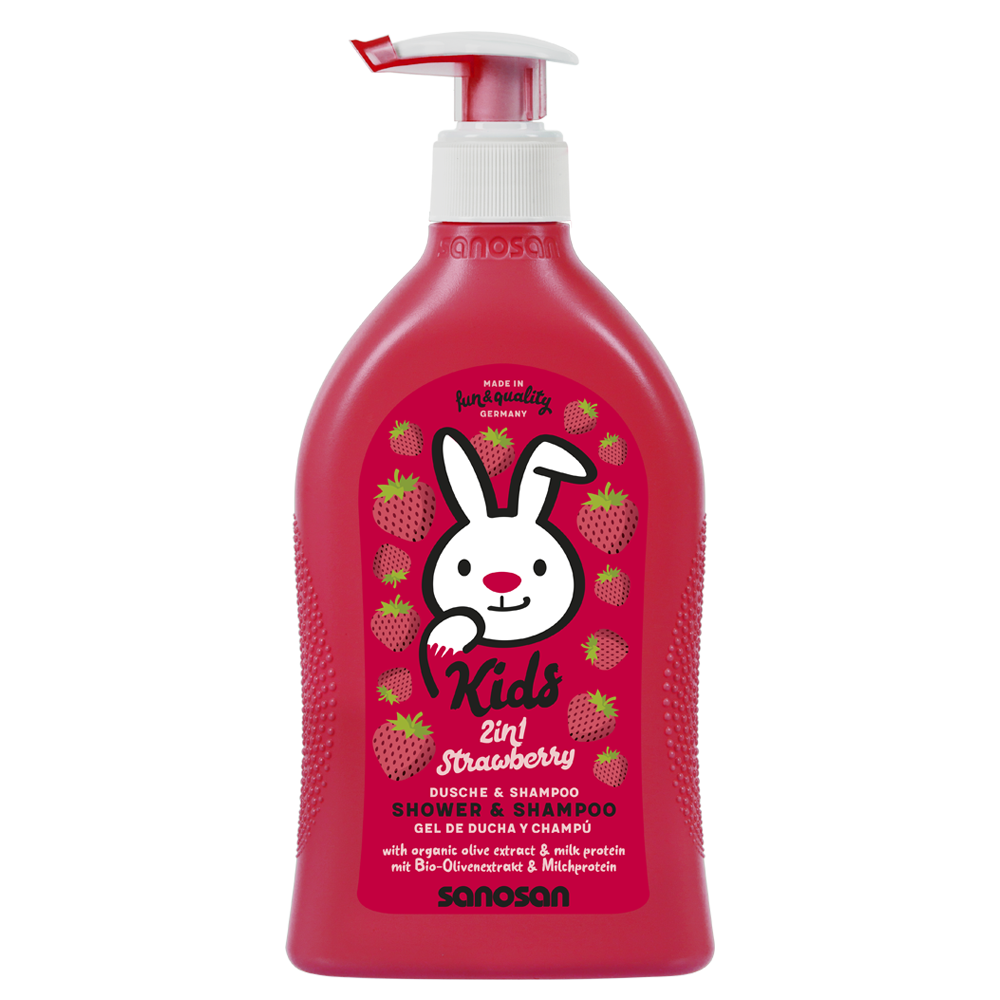 Sanosan Shower & Shampoo Strawberry 400 ml
