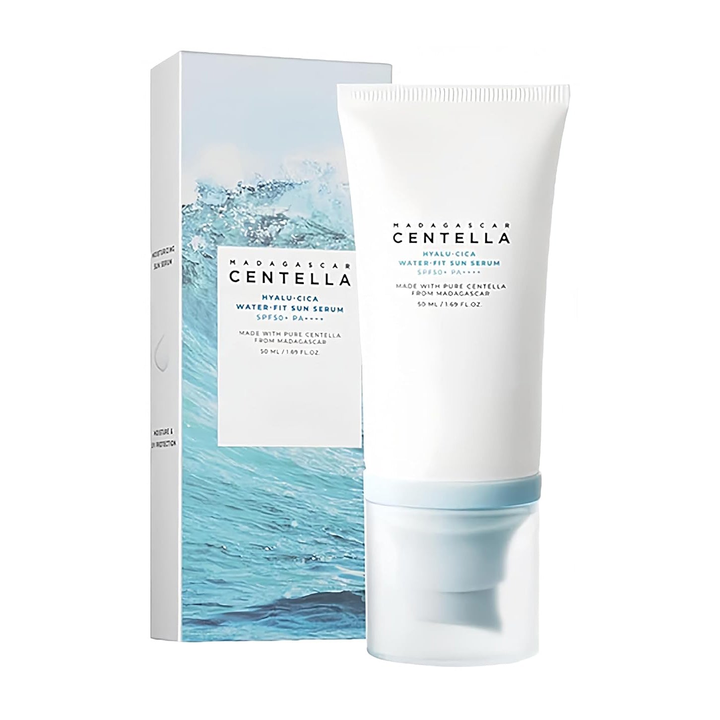 واقي شمس | Skin 1004 Madagascar Centella Hyalu Cica Water Fit Sun Serum - 50ml