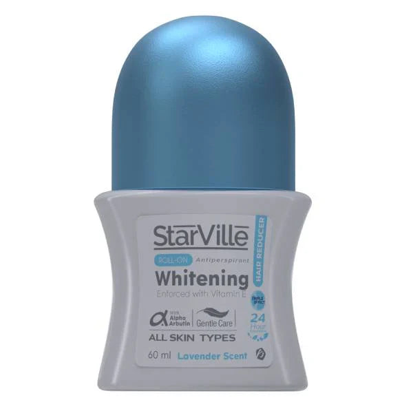 Starville Whitening Roll On Deodorant & Hair Reducer 60 ml