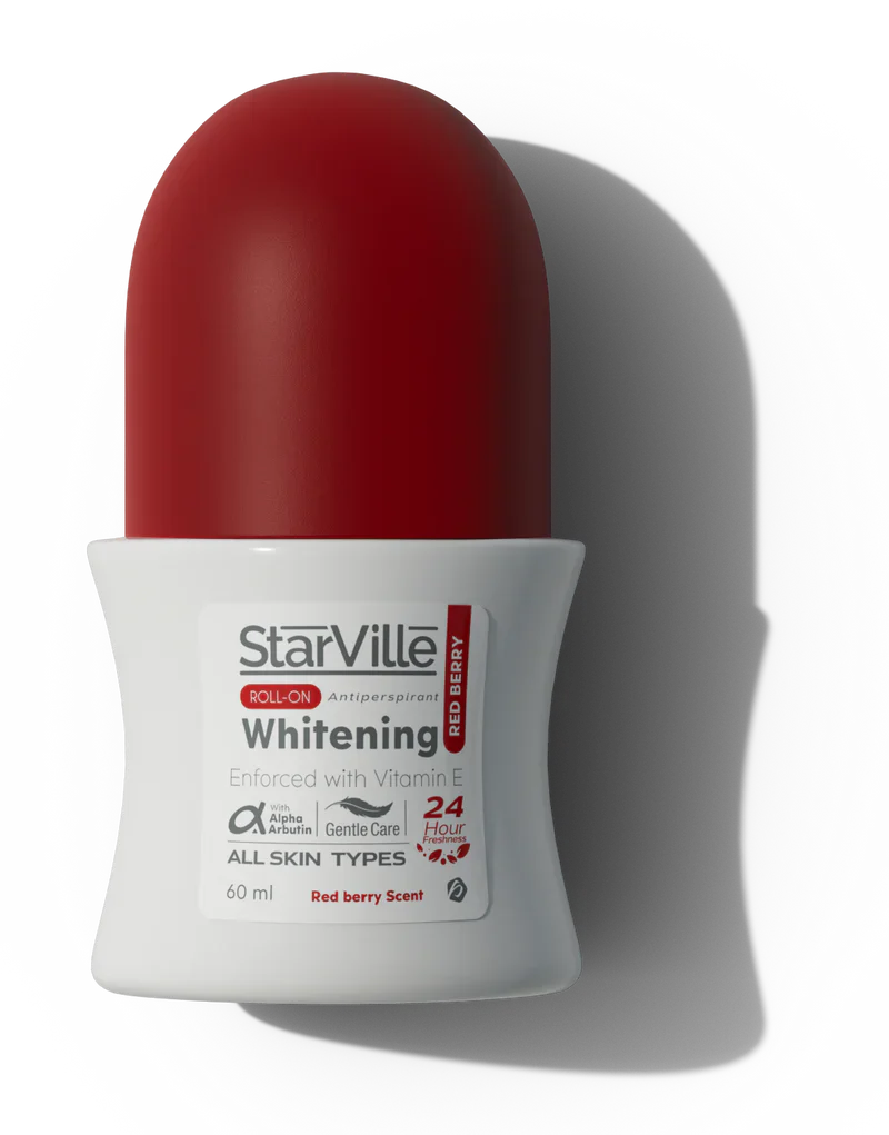 Starville Whitening Roll On Deodorant (Red Berry) 60 ml
