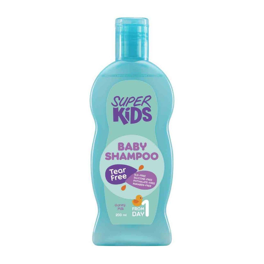 منتج Super Kids للعناية بالأم والطفل | Super Kids Baby Shampoo Tear Free – 200ml