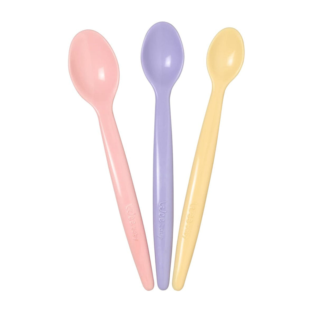 منتج Wee Baby للعناية بالأم والطفل | Wee Baby Feeding Spoon Set (6+m) - 3 Pcs