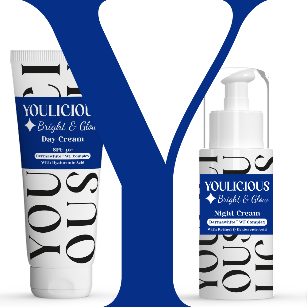 Youlicious Bright & Glow Day Cream+ Youlicious Night Cream - Promo Pack