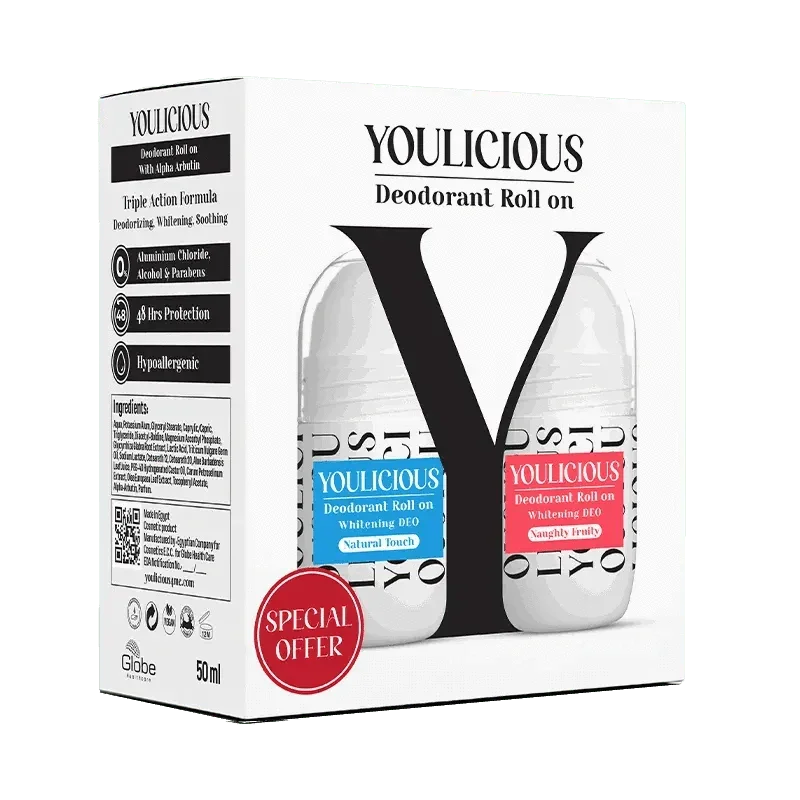 Youlicious Deodorant Roll On Promo (Naughty Fruity + Natural Touch)