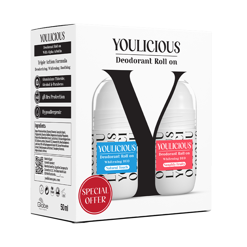youlicious deodorant roll on promo (naughty fruity+Natural touch)